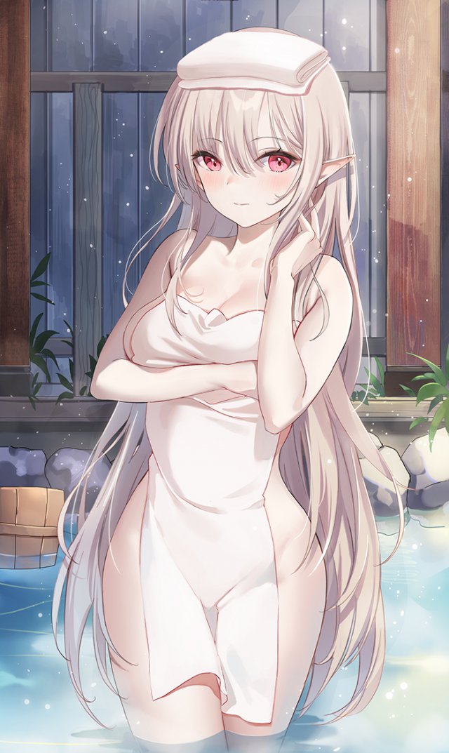 【二次】タオルと女の子の画像　その３